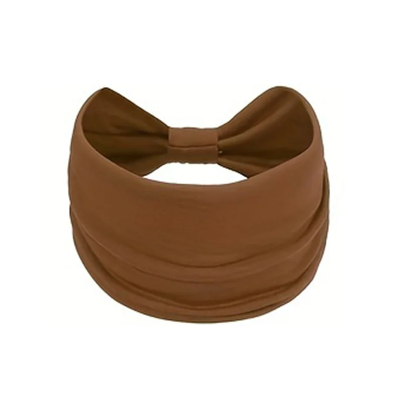 واسعة Headbands للنساء أنيق أشرطة رأس بوهو العصابات الشعر الرياضة اليوغا عمامة القطن عدم الانزلاق باندانا إكسسوارات الشعر