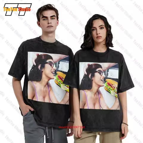 Mia Khalifa Vintage Korean Style T-Shirt JY60 T Shirt For Men