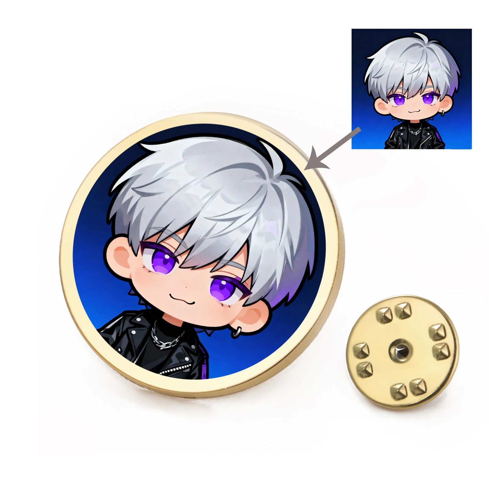 

Круглая брошь с фотографией на заказ, персонализированная булавка с лацканами, красочный принт с логотипом, кулон на память для домашних животных, день рождения, свадьба, рождественские подарки