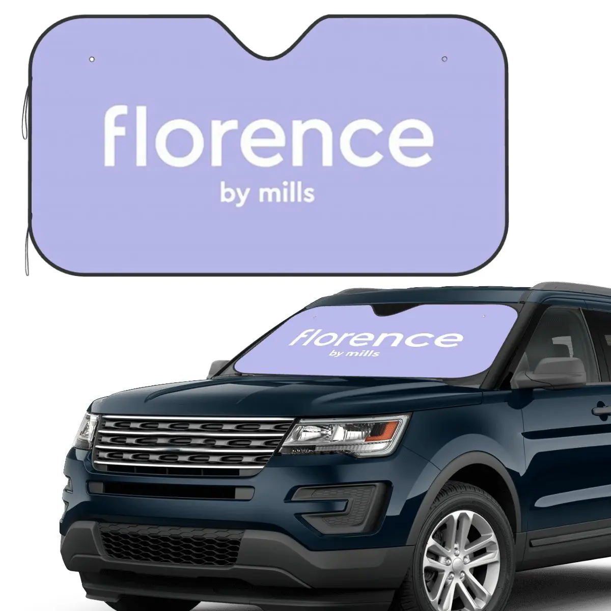 

Florence By Mills Sunshade Windscreen Car Front Windshield Window Sun Visor Accessories Covers
