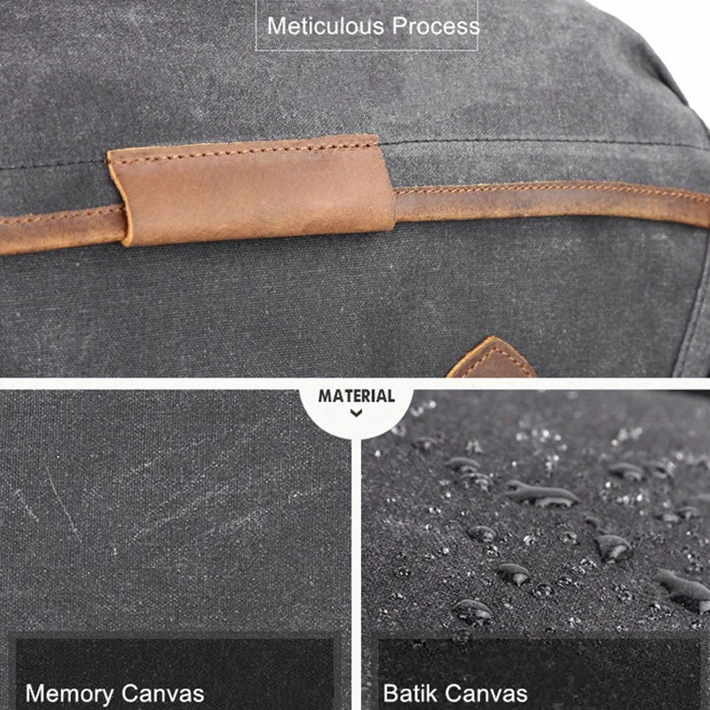 Bolso de lona Batik impermeable Vintage para cámara, bandolera informal para fotografía, para cámara Canon, Nikon, Sony, Dslr