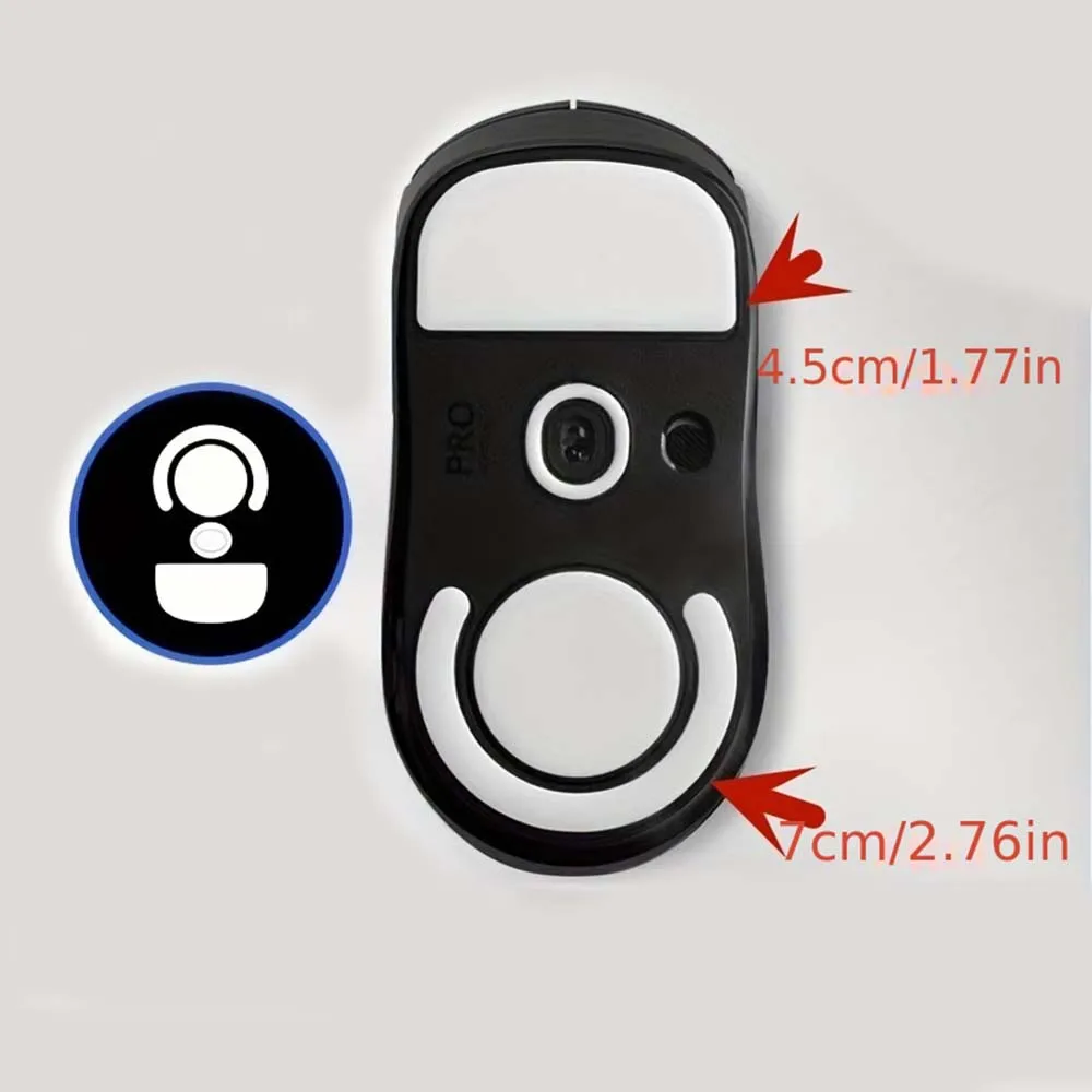 Mouse Feet Skates Ultra Strong Flawless Glass Super Fast Smooth Durable Sole for Logitech G Pro X Superlight 2 Gaming Mouse