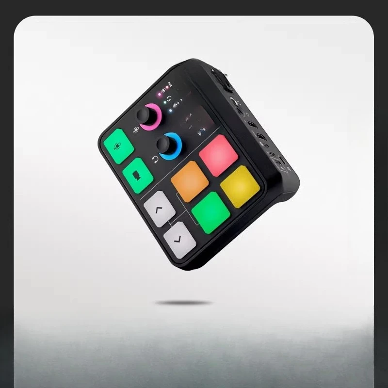 

X video capture card microphone sound card integrated 4K live broadcast workbench mixer