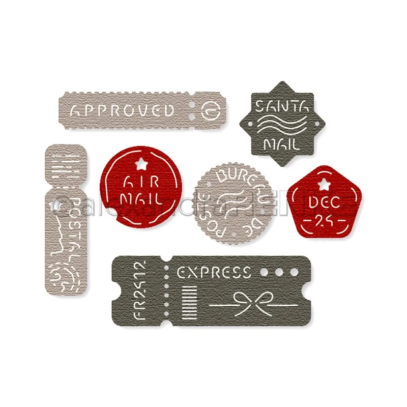 Piggy Craft metal cutting dies cut die mold New Christmas Series Scrapbook paper craft knife mould blade punch stencils die