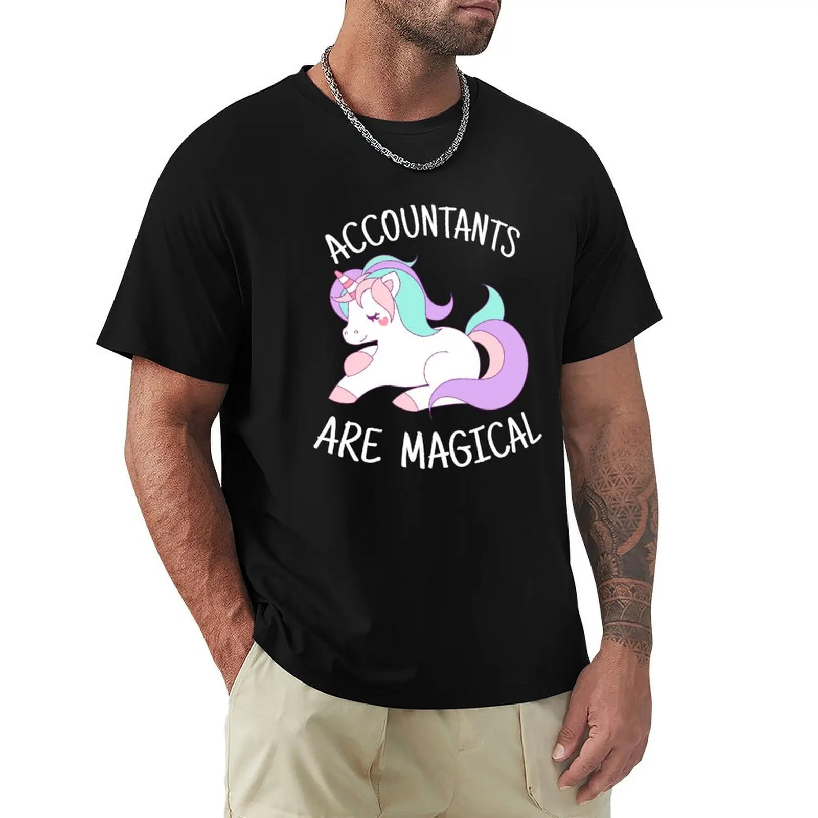 Unicorn Accountants Are Magical T-Shirt t shirts with prints T-Shirt