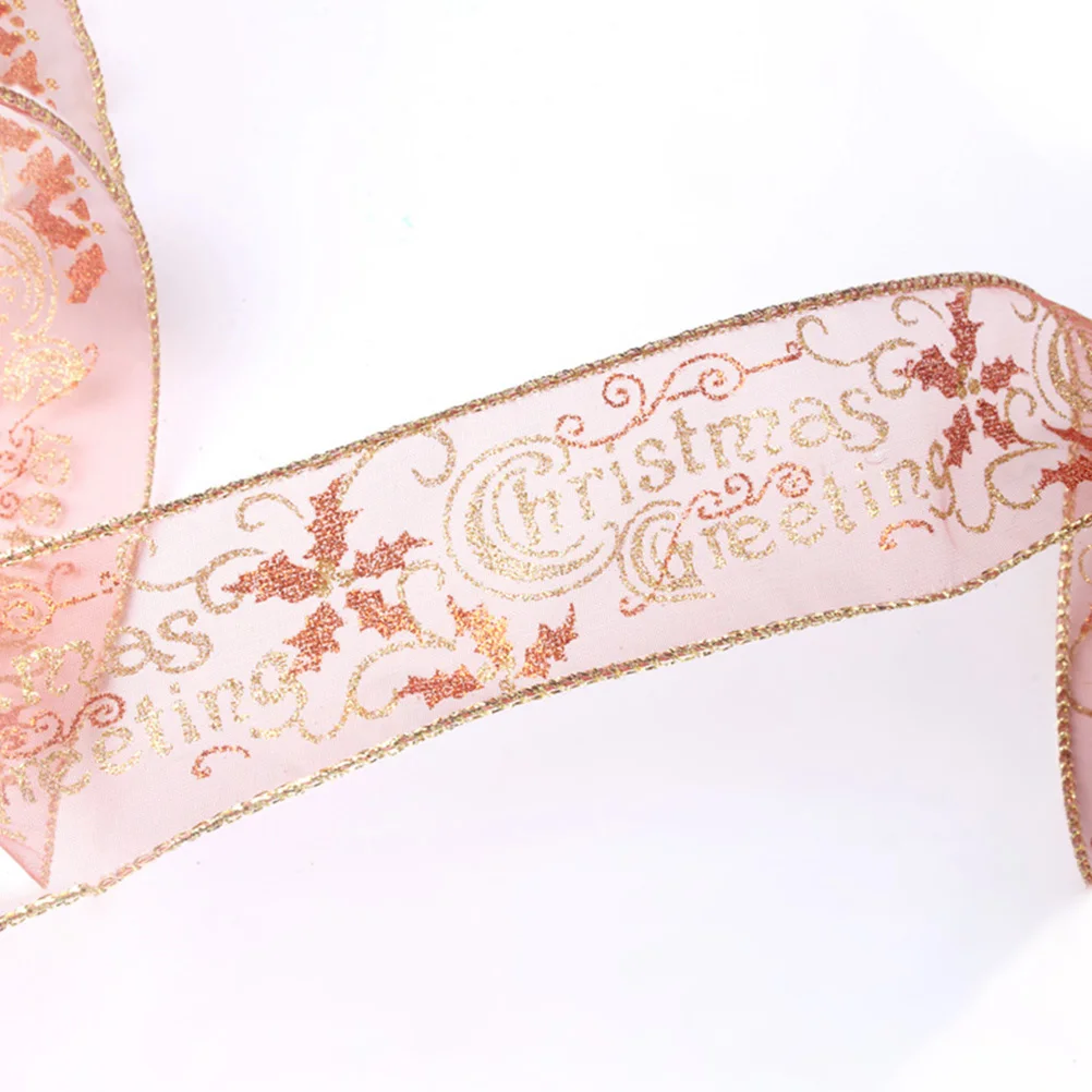 

Christmas decoration ribbon Christmas printed ribbon party ribbon box craft ribbons Christmas DIY ribbon