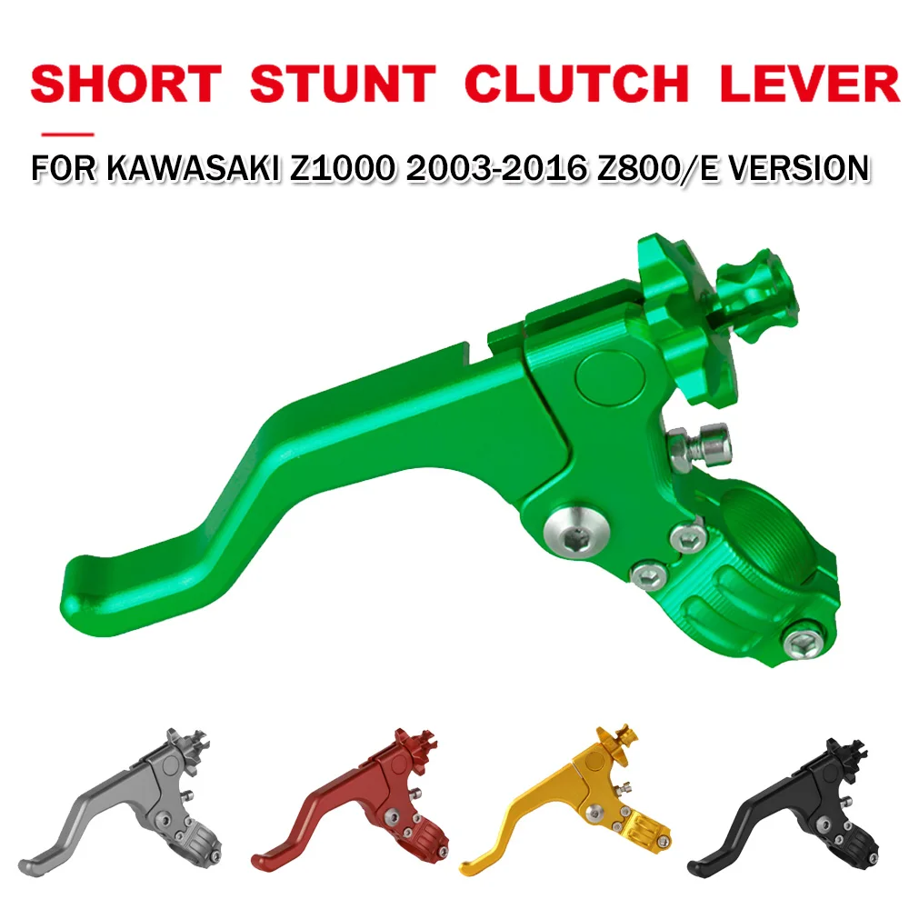 

Motorcycle Short Stunt Clutch Lever For Kawasaki Z1000 2003-2016 Z800 Eversion ZXR400 For Sport Street Bike For NINJA For VERSYS