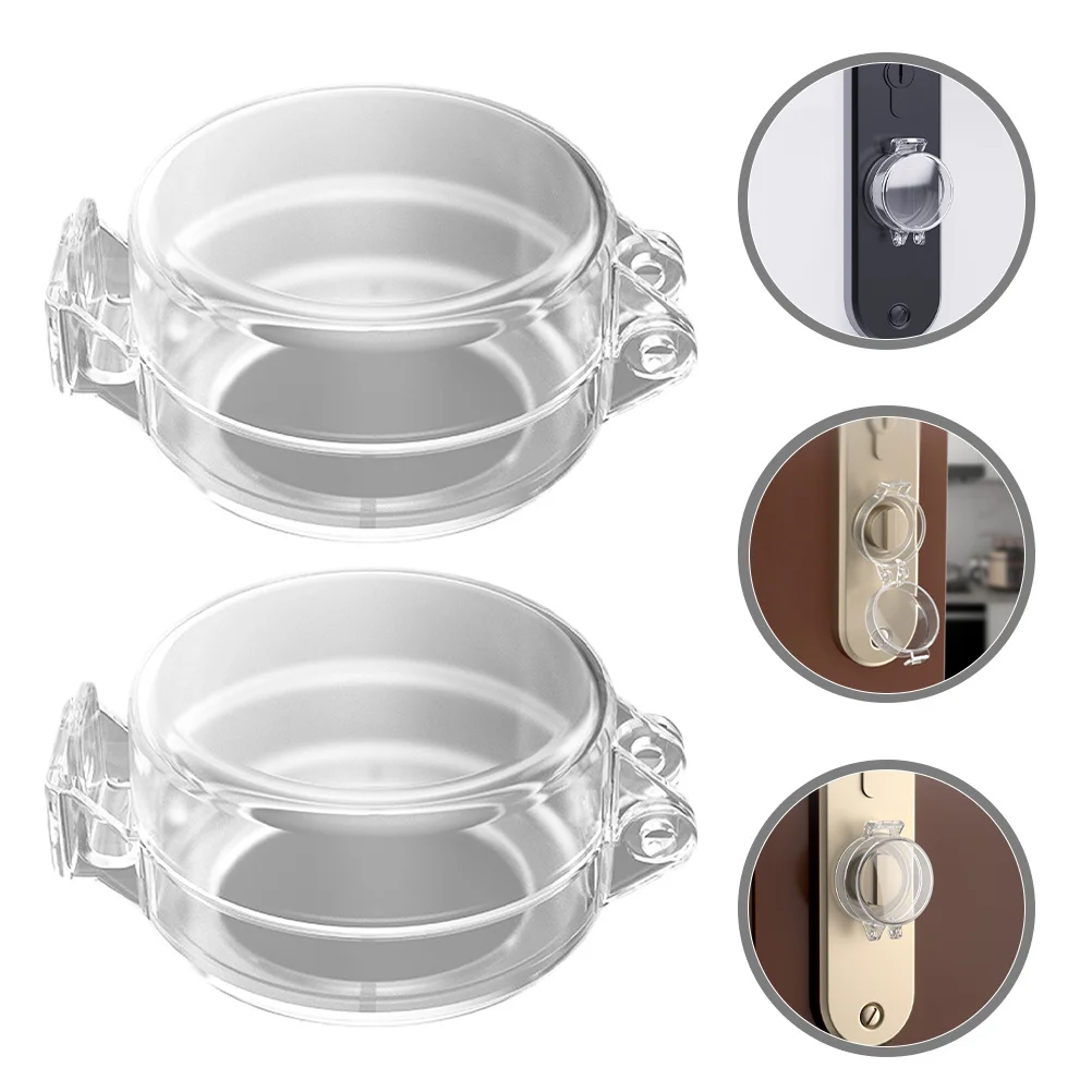 

4Pcs Child Safety Door Locks Babyproof Clear Stove Knob Covers Easy Install Home Protection Child Safety Door Lock