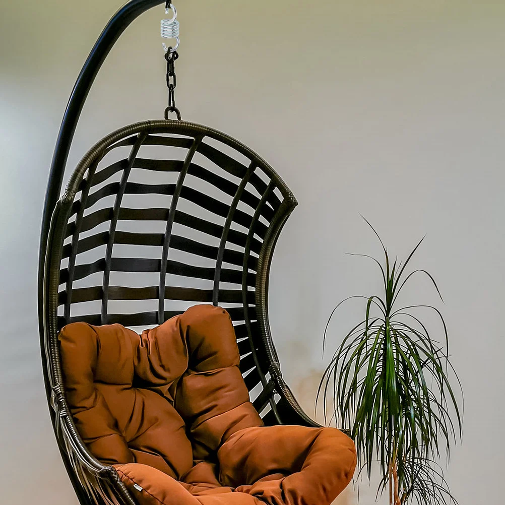 

3Pcs Hammock Chair Hanging Kit Strong Weight Bearing Capacity Attractive Design Swing Spring Heavy Duty Spring