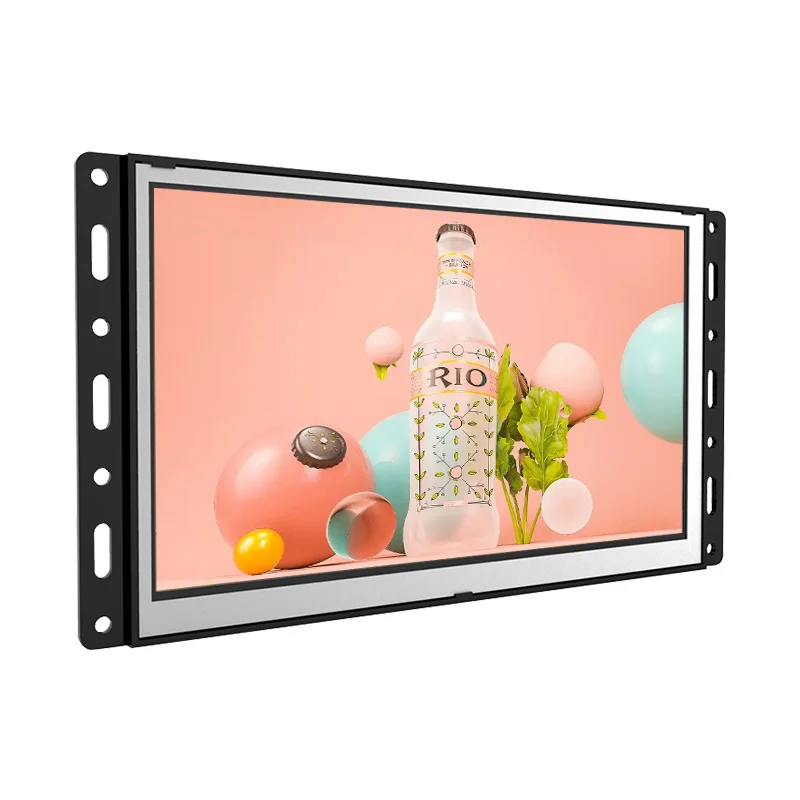 Display multi-touch con design a schermo piatto a cornice aperta RK 10,1" 13,3'' 15,6" 18,5" 21,5" Monitor touch industriale per segnaletica LCD