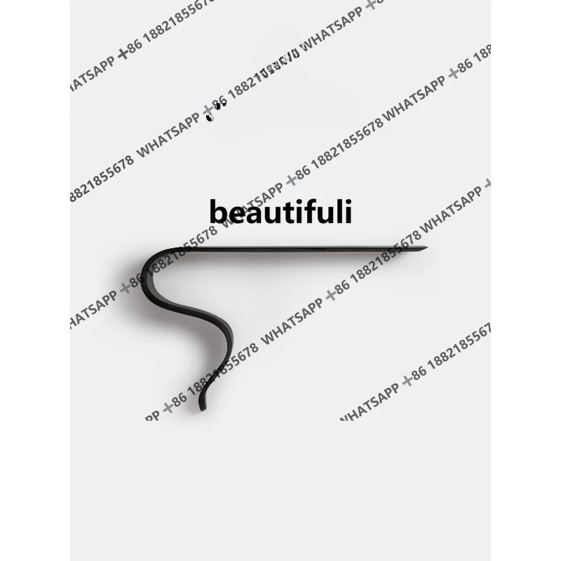 

Входной столик в минималистском стиле, элитный смысл, ультраузкий настенный корпус, входной столик, полка из цельного дерева