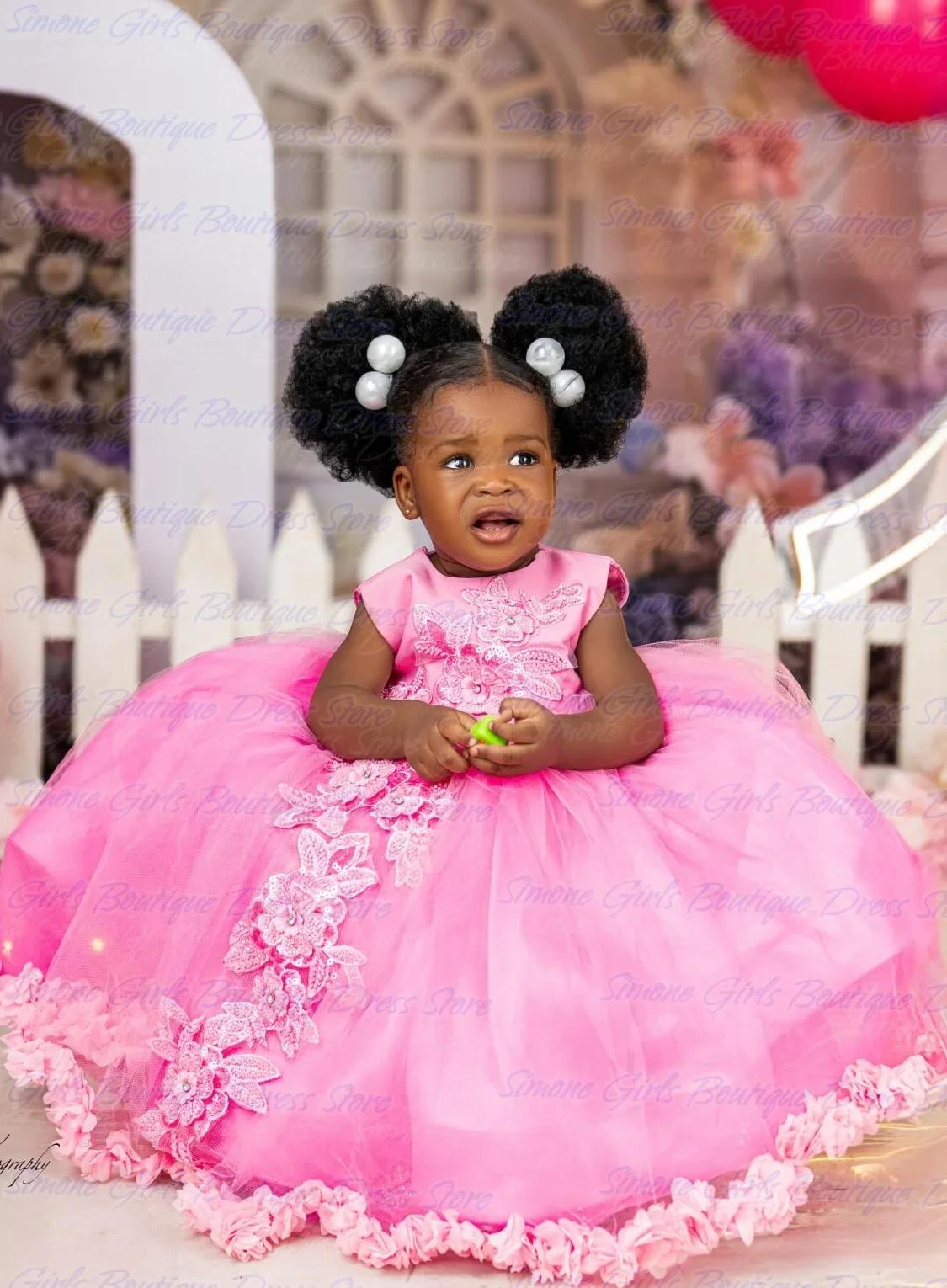 Vestido blanco sin mangas con estampado bordado en la espalda, falda, vestido de baile, vestido de niña de flores para boda, primera comunión, fiesta de cumpleaños