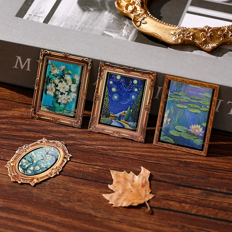 Exquisite Metal Bookmark Gift Stamp Sunflower Oil Painting I