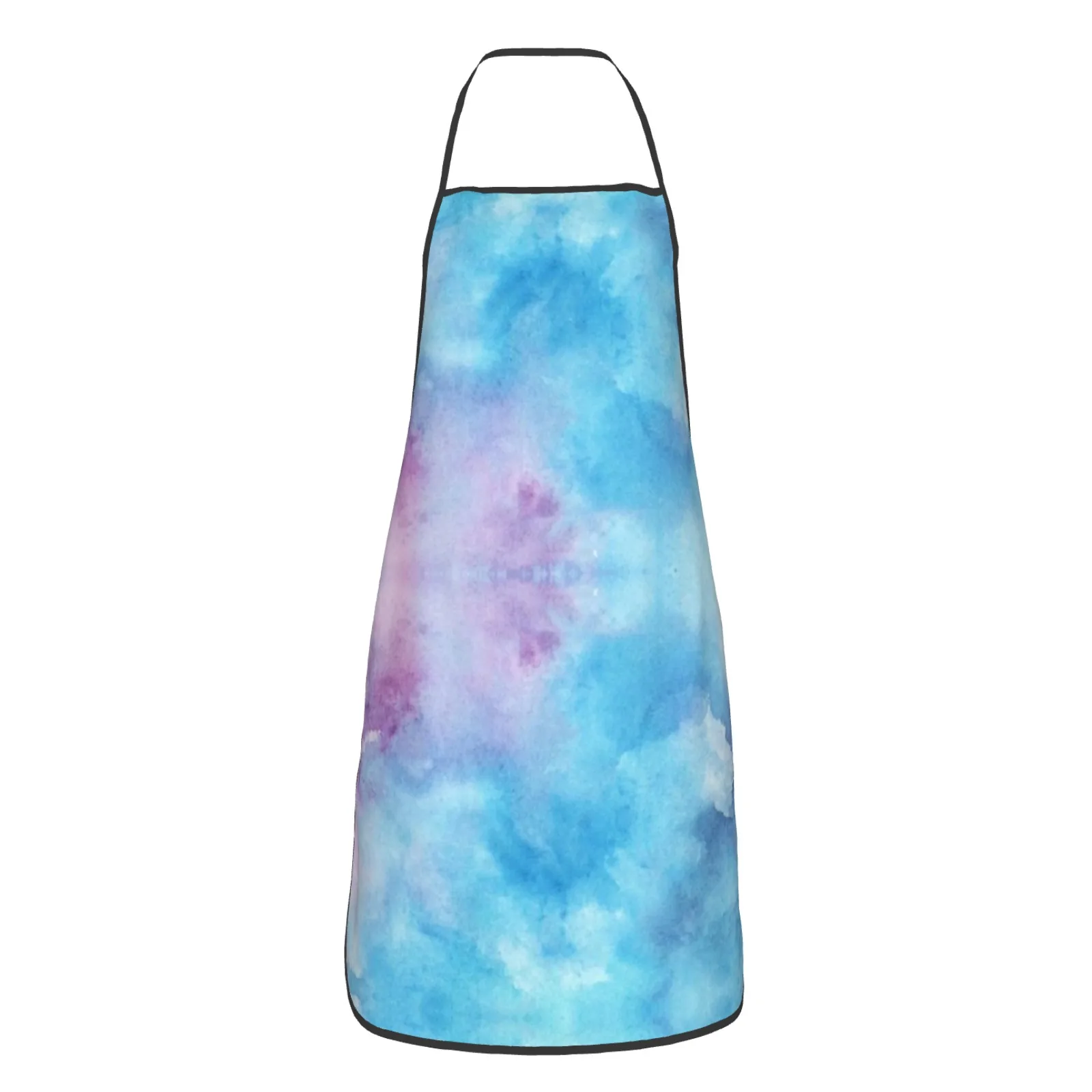 Tie-Dye Aprons for Women Men Resistant To Stains Breathable Sea Wave Design Durable Suitable Aprons for Cooking Cleaning