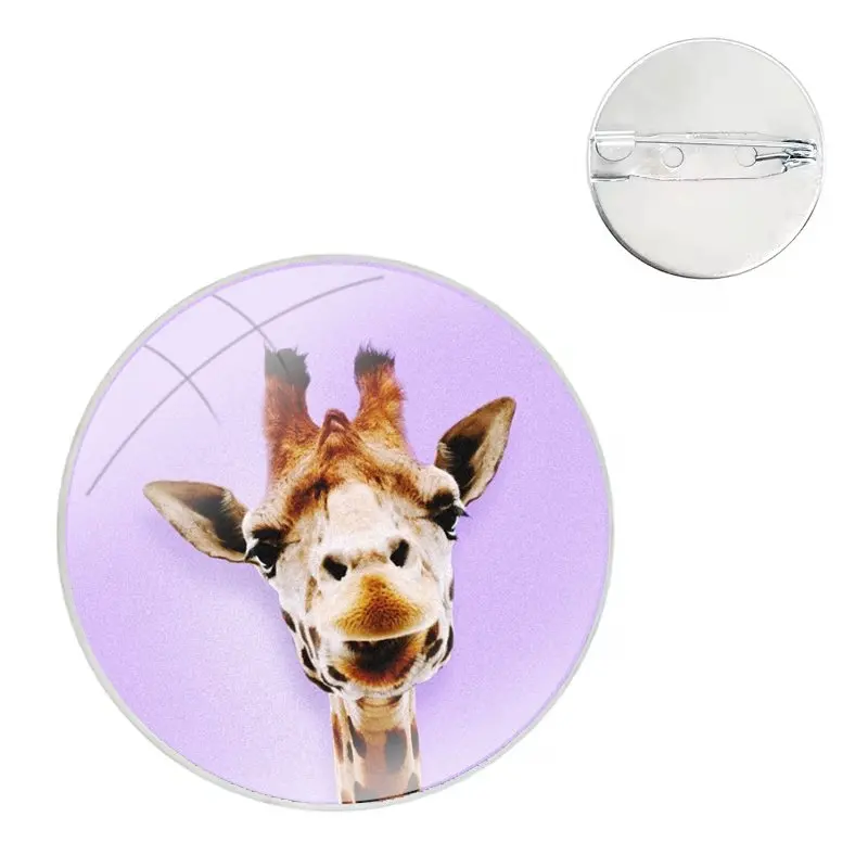 Pin Icons Brooch Jewelry Accessories Killer Giraffe