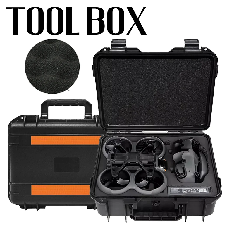 Tool Box Large Waterproof Hard Case Camera Equipment Toolbox Organizer Shockproof  Instrument Case Suitcase Tool Storage Box