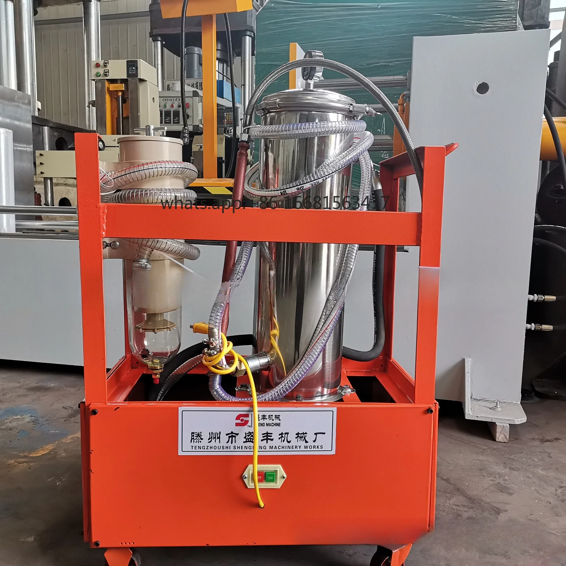 Multi-functional Tank Cleaning, Cart Tank Cleaning Machine To Filter Fuel Tank Impurities
