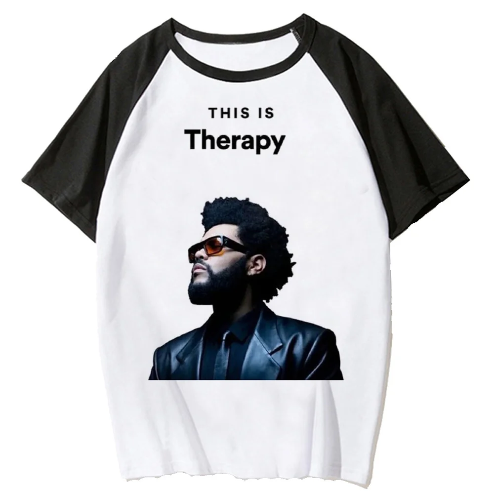 the Weeknd t-shirts women Japanese streetwear funny t-shirts female manga designer clothing