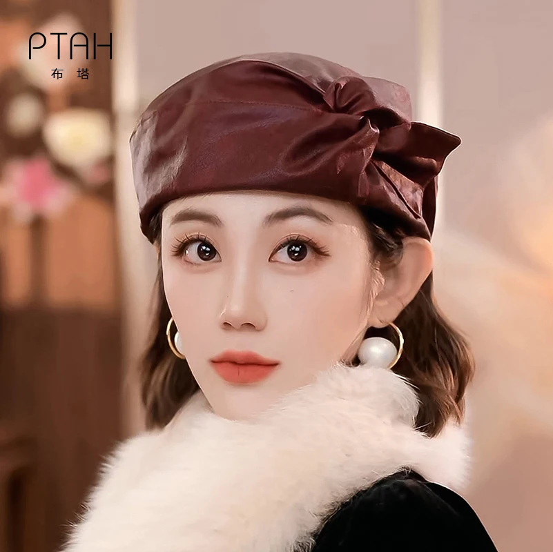 casquette-a-nœud-en-soie-tendance-pour-femme-style-decontracte-visiere-ronde-bord-court-streetwear-respirante-et-aeree-shangri-la-air-ste