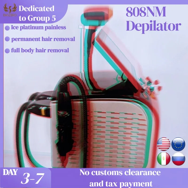 

Лазерный аппарат 2-в-1 для удаления волос и пикосекундного удаления татуировок, александритовый, многофункциональный, с технологией Ice Platinum, безболезненный эпилятор