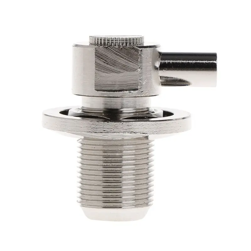 SO239 UHF Female Right Angle RF Connector For RG58 RG142 LMR195 Coaxial Cable