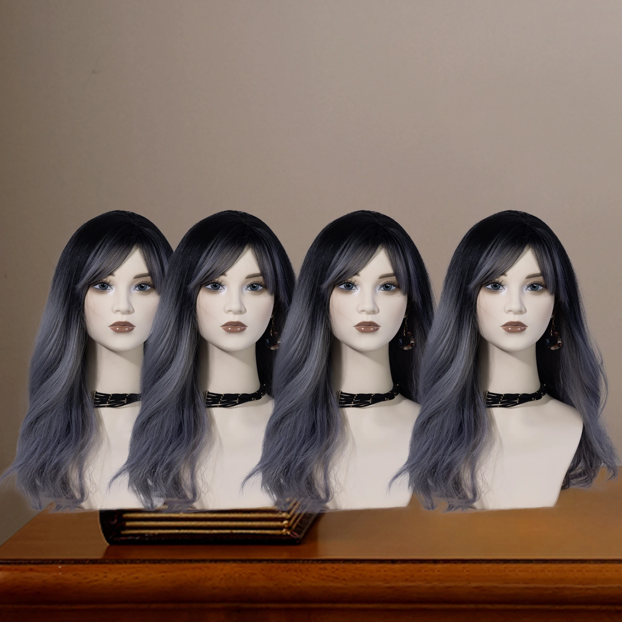 

4PC USA Warehouse Free Shipping European American Style Mannequin Head Wig Display Model