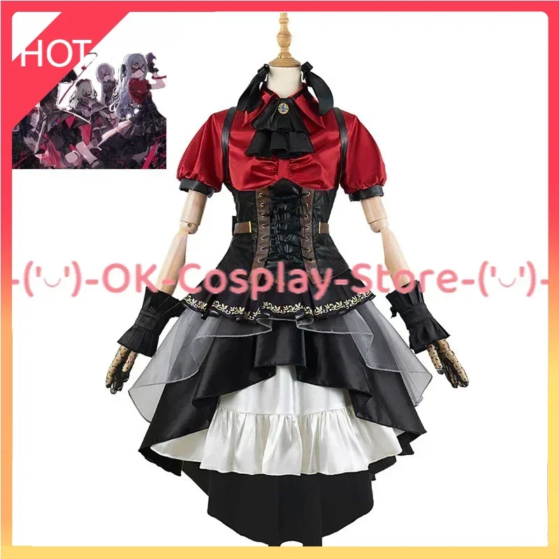 Togawa Sakiko Umiri Yahata Misumi Uika Cosplay Kostuum Bang Droom Cosplay Jurk Pak Halloween Carnaval Uniformen Op Maat Gemaakt