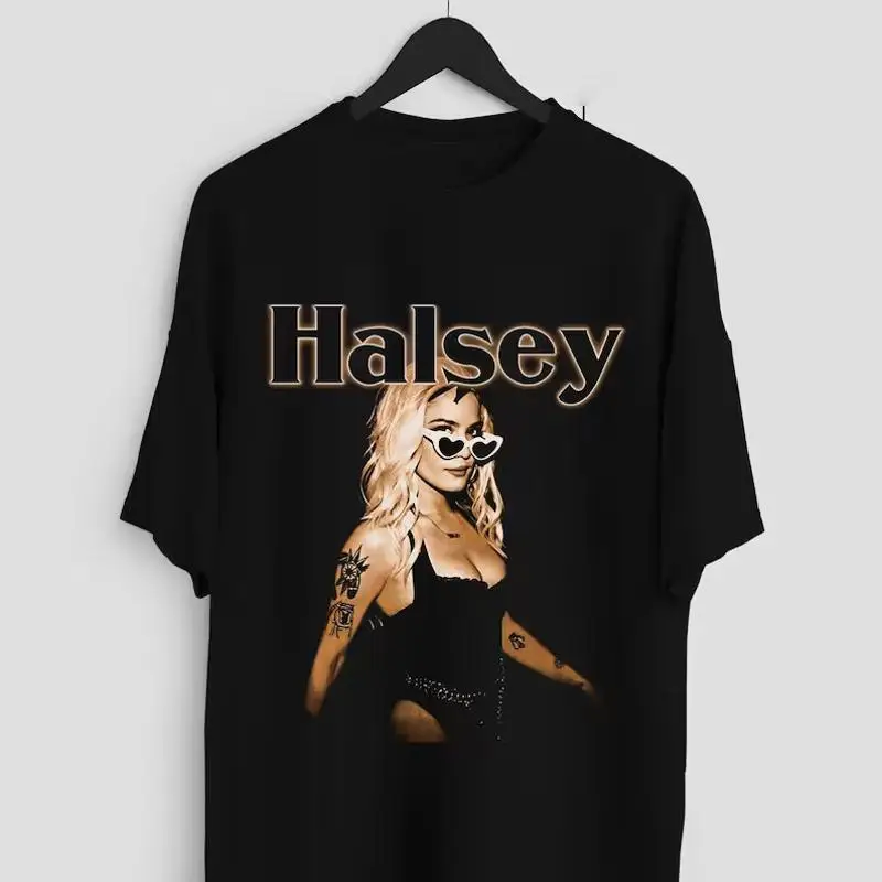 

Halsey T Shirt Pop Rap Hip Hop Music Cotton Tour In0310