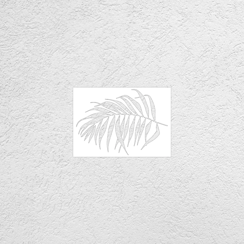 30cm - 60cm Wall Stencil Decor For Painting Plaster Template To Paint Furniture Makers Decorative Tropic Leaf Palm Tree S273