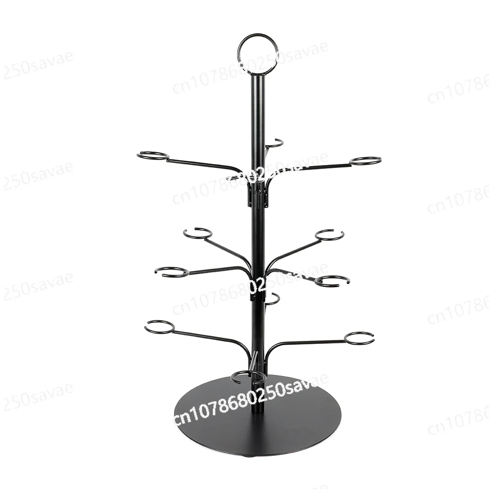 INTELLIGENT 3 Tier Wine Glass Holder Freestanding Tabletop Storage Rack Cocktail Glass Tree Display Stand