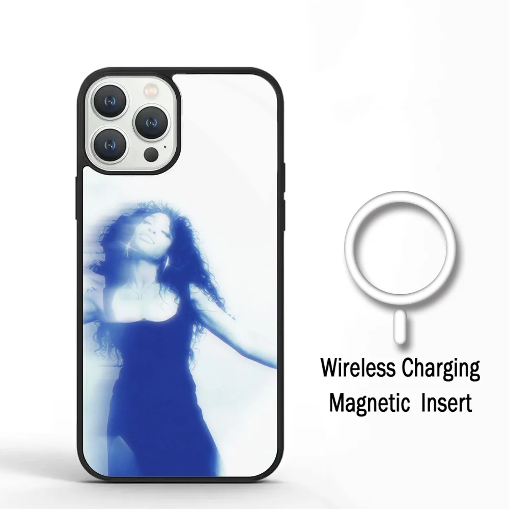 Saturn Singer S-SZA Phone Case For IPhone 11 12 13 14 15 Plus Pro Max Mirror Acrylic Cover For Magsafe