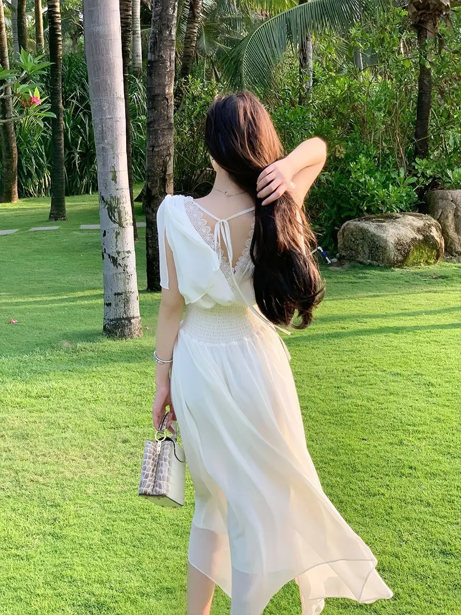 Vestidos femininos tule bordado em camadas maxi saia festival de música fada artística doce sonhador flowy estilo jovem único