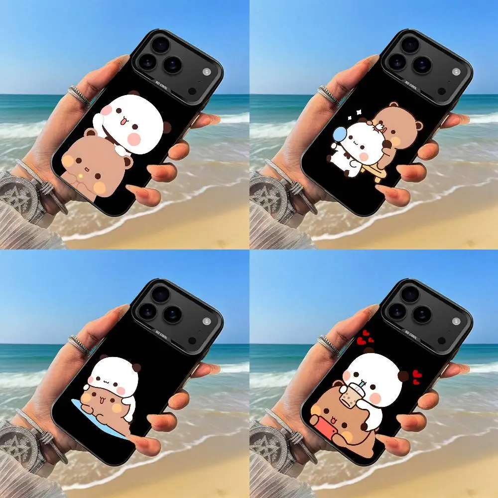 

Cute BuBu DuDu Phone Case Black case for iPhone17,16,15,14,13,12,Pro,Max,Plus,E,SE4,Air,Mini