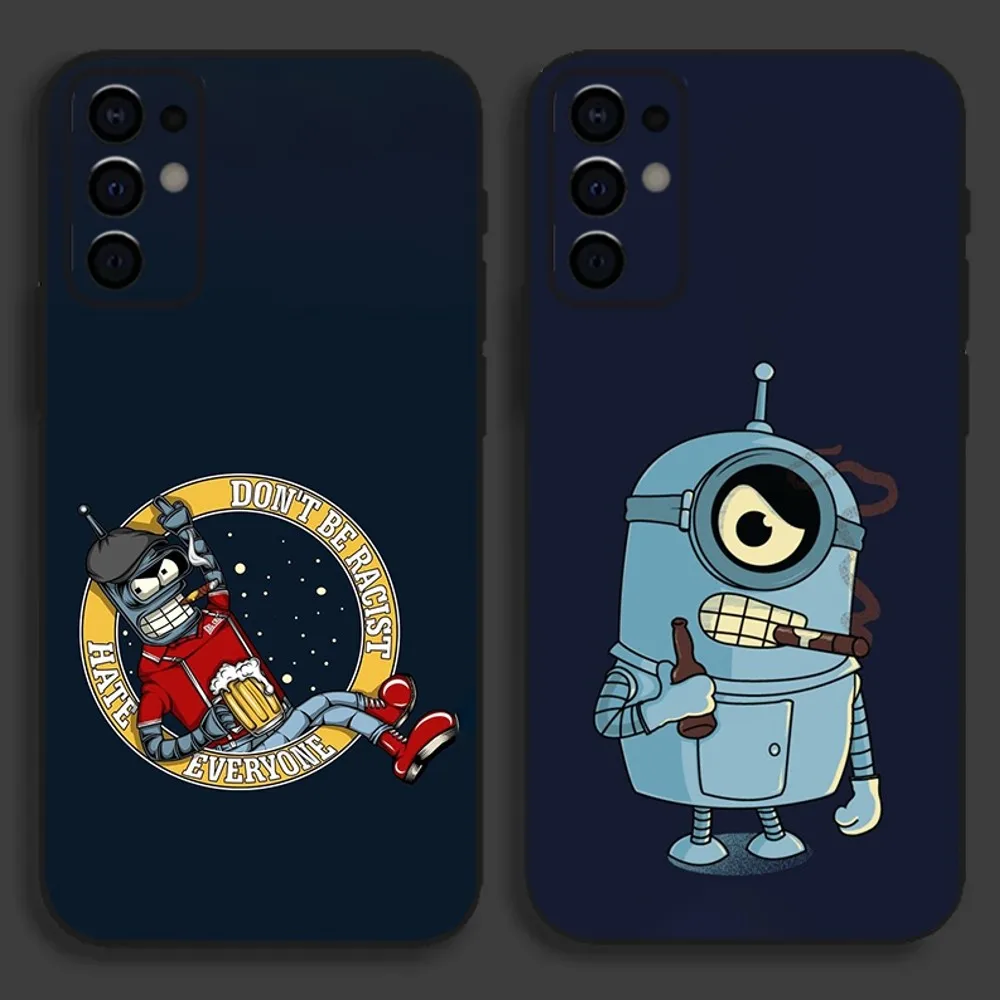 

Cartoon F-Futurama Robot BenderS Phone Case For Samsung S24,S21,S22,S23,S30,Ultra,S20,Plus,Fe,Lite,Note,10,9,5G Black Soft Cover