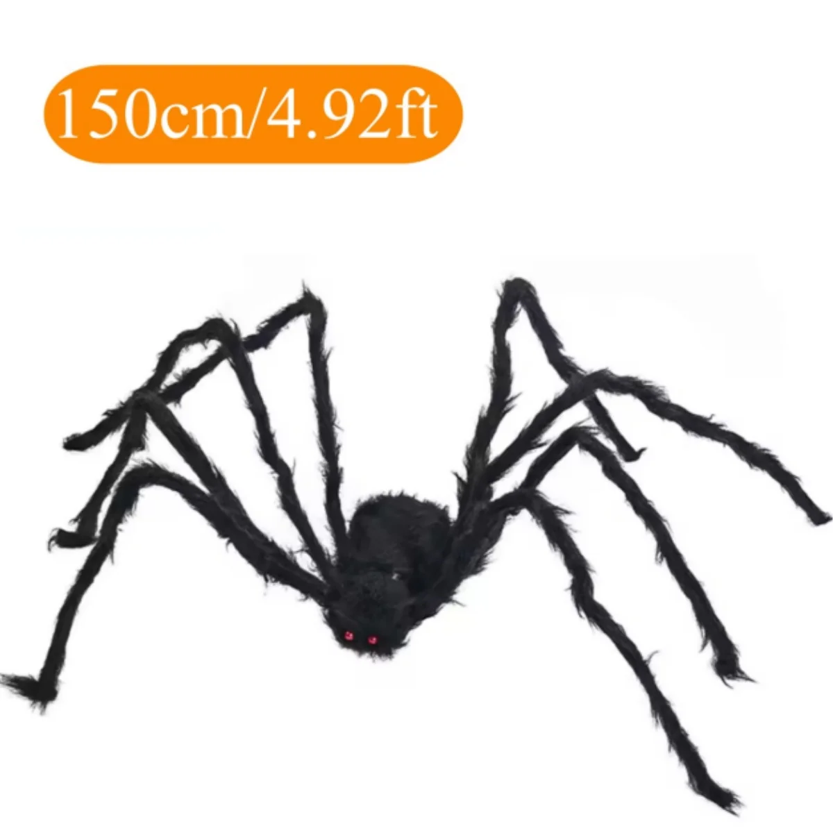 Halloween Plush Spider Outdoor Decoration Prop