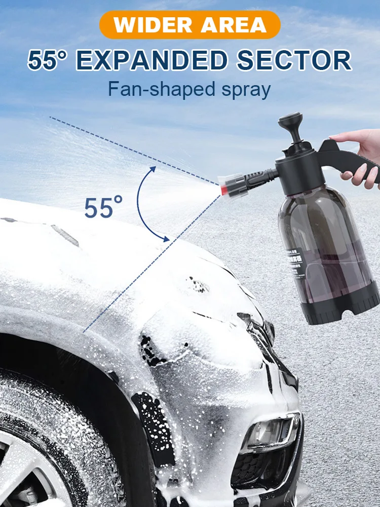 

2000ml High foaming car wash sprayer Portable Auto Foam Lance Water Gun Car Washer Sprayer Cleaning Tools Automobile Wash Tools