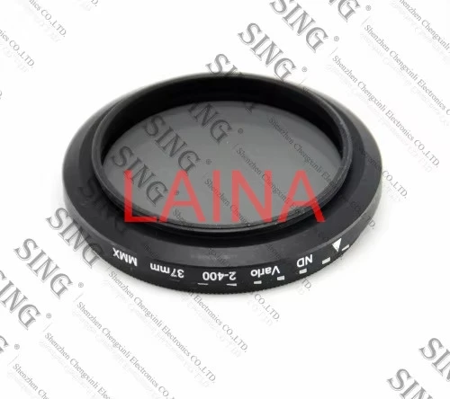 Variable Neutral Density ND Filter ND2-ND400, Adjustable Fader Lens Filter for 37 46 49 52 55 58 62 67 72 77mm Lenses