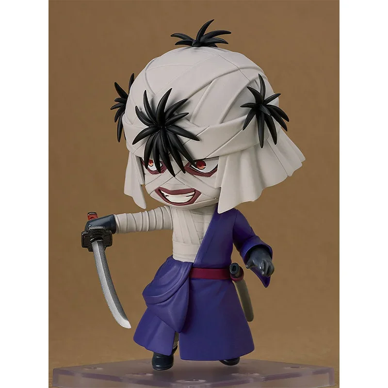 Original In Stock Good Nendoroid Rurouni Kenshin: Meiji Swordsman Romantic Story Makoto Shishio Action Figure Anime Model Toys