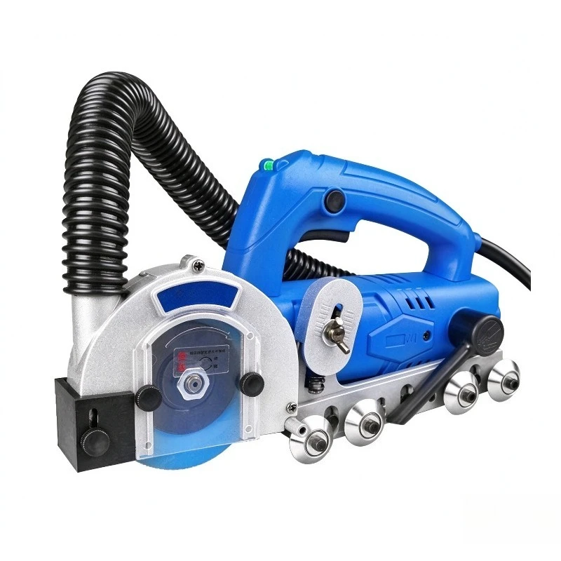 Third-Gen Electric Tile Grout Cleaner, Self Dust Absorption Tile Seam Slotter, Construction Grout Removal Tool