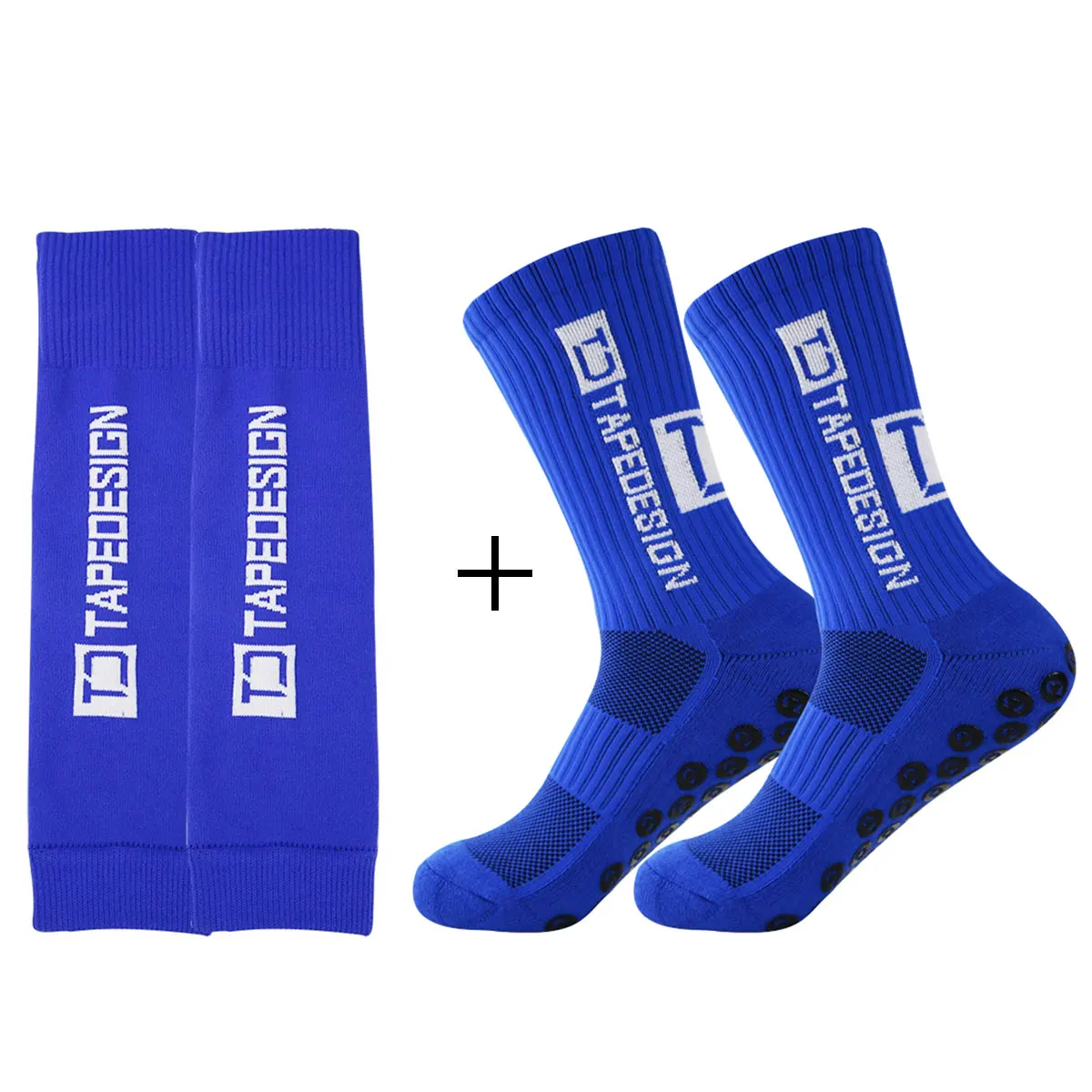 Towel bottom mid tube football socks, moisture absorption and sweat wicking sports socks, wear-resistant and anti slip adhesive