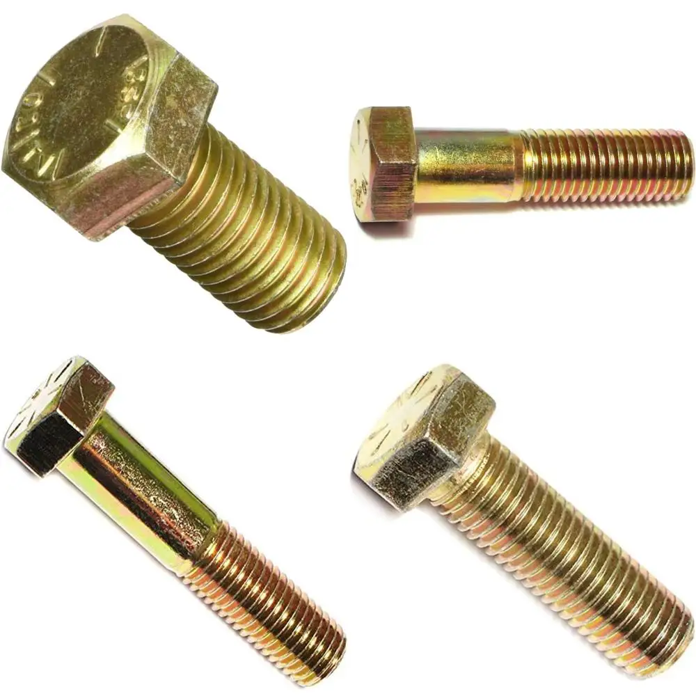 

Grade 8 Coarse Hex Cap Screws 3/4-10 Thread 1-1/2 Inch Length, 10-Pack for Heavy Duty Applications