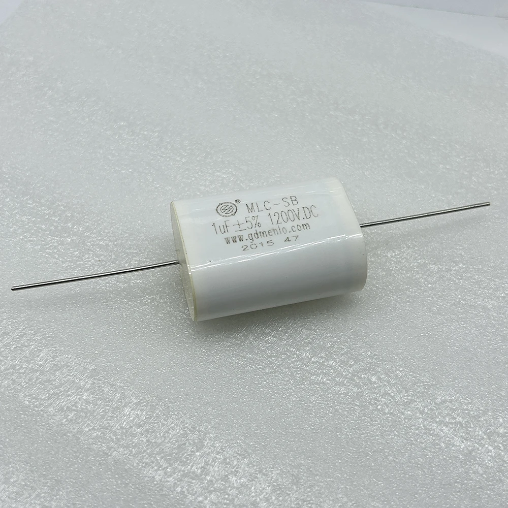 1Pcs MLC-SB Series 1uF 1200V DC Film Supercapacitor Thick Copper Pin Non-Inductive IGBT Absorption Protection Capacitors