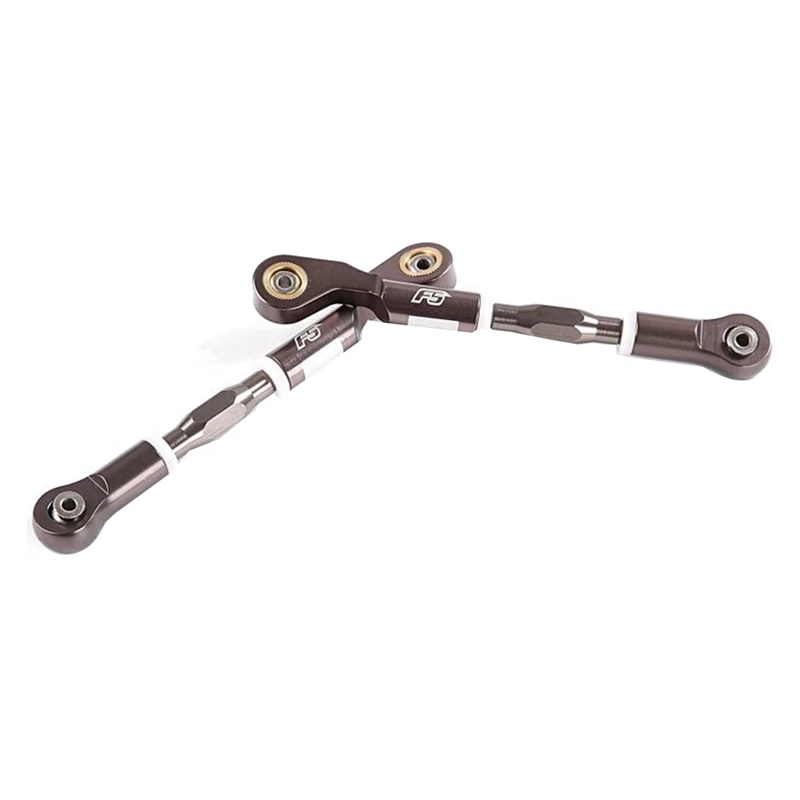 1 Pair CNC Metal Steering Pull Rod For ROFUN F5 MCD Rr5 1/5 Rc Car On Road Spare Parts