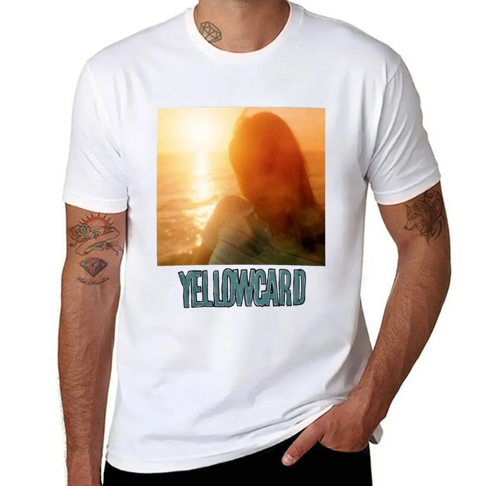 

Men_s Yellowcard Ocean Avenue 34 Sleeve Raglan Baseball T-Shirt men t shirt cotton 100% man t shirt summer T-Shirt