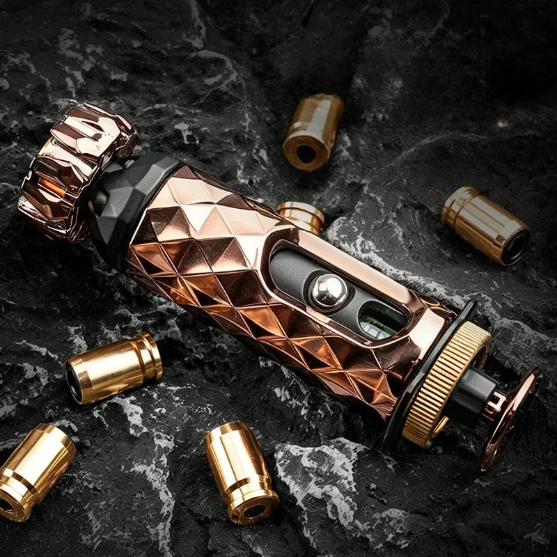 Roller Rotating Rotor Mechanical Slider Paragraph Ring Shoot Pistol Guns Eject Mens Metal EDC Fidget Spinner Toys Stress Relief