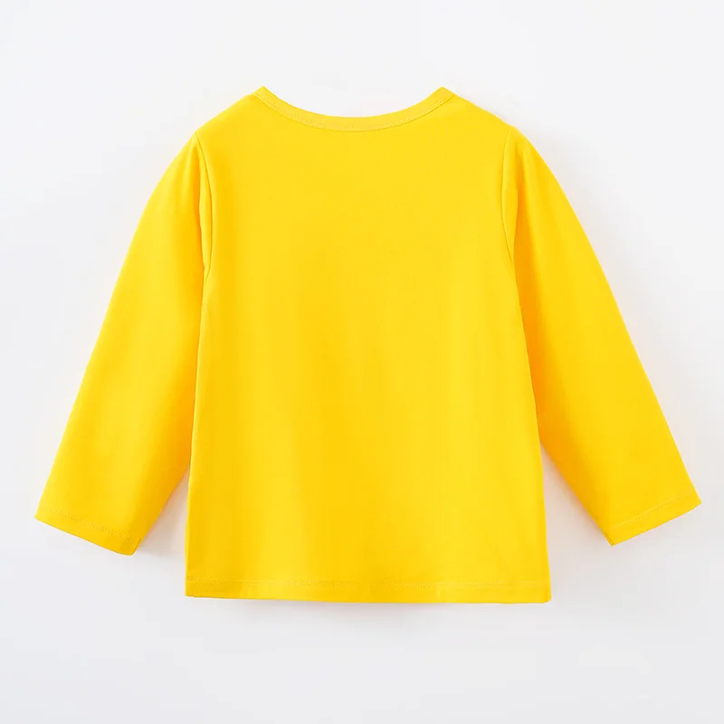 Children's Clothing Boys And Girls Cute Cartoon Crocodile Comfortable Round Neck Spring And Autumn Long Sleeved Baby T-Shirt
