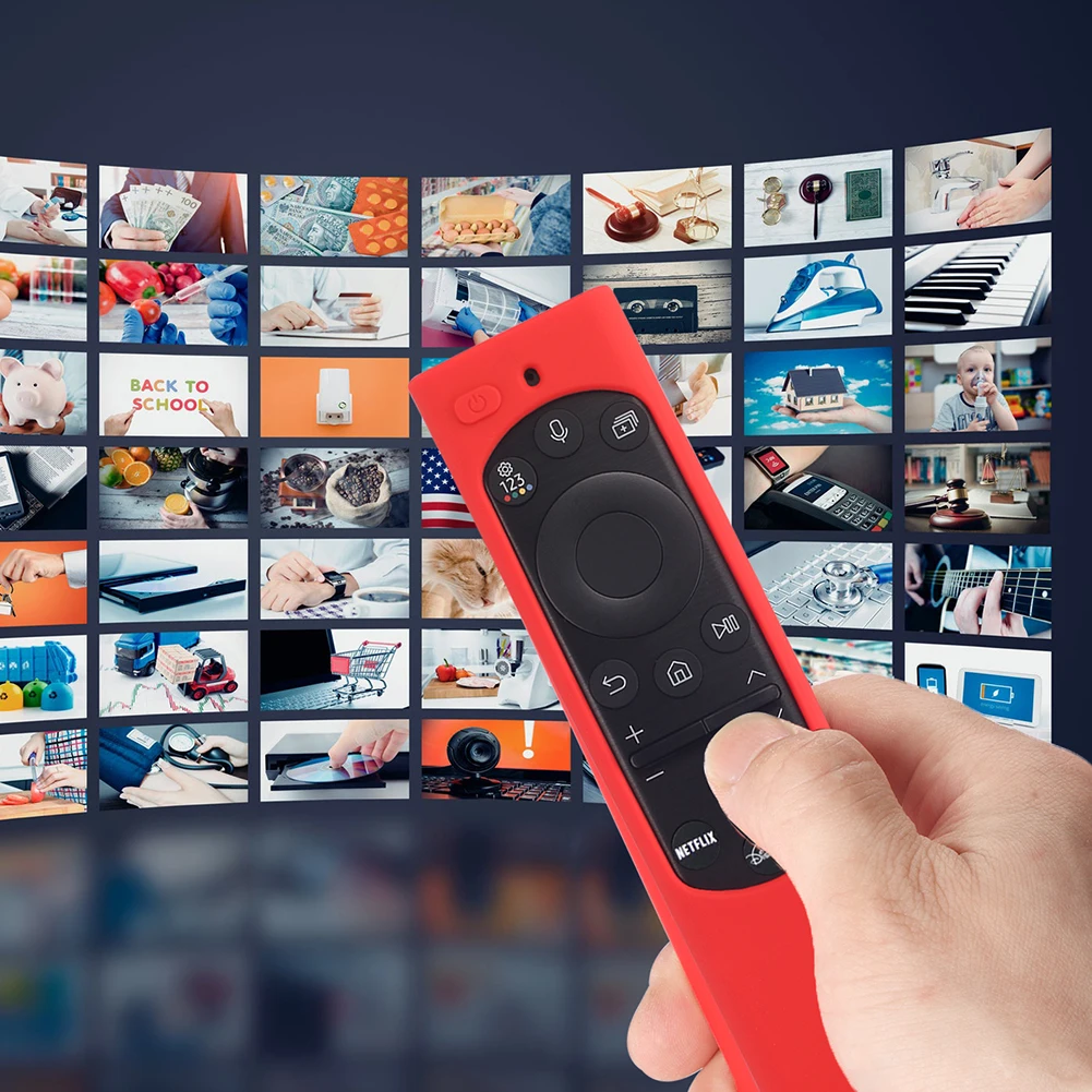 삼성 TV BN59-01300C/01357A/01327A 태양 광 충전 원격 제어 특수 보호 커버에 대 한 부드러운 실리콘 보호 케이스