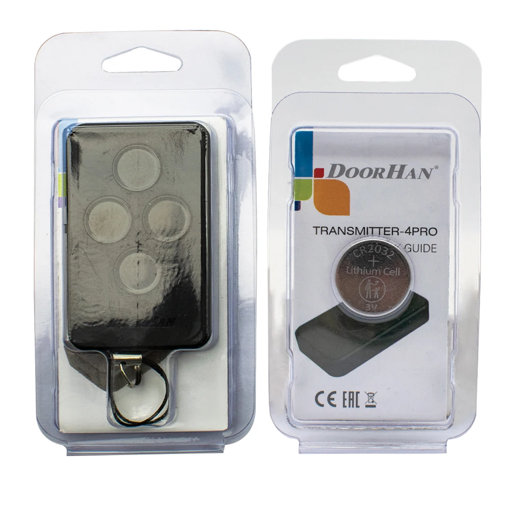 게이트 및 배리어용 10개 DOORHAN 송신기 4 PRO 게이트 도어 원격 제어 433MHz KeyFob