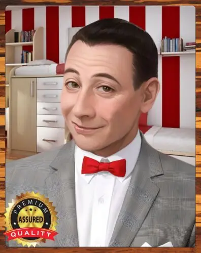 Pee-Wee Herman - Paul Reubens - Art To Be Signed By Artist - Metal Sign