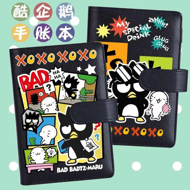 

Sanrio Bad Badtz-Maru Anime Kawaii Ins Fashion Children Handbooks Cute Cartoon Notebooks Students Lovely Gifts for Kids